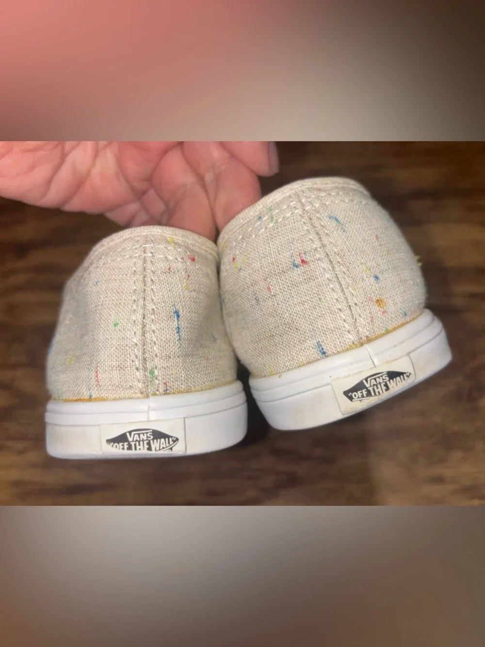 Vans Sneakers Size 7 Beige